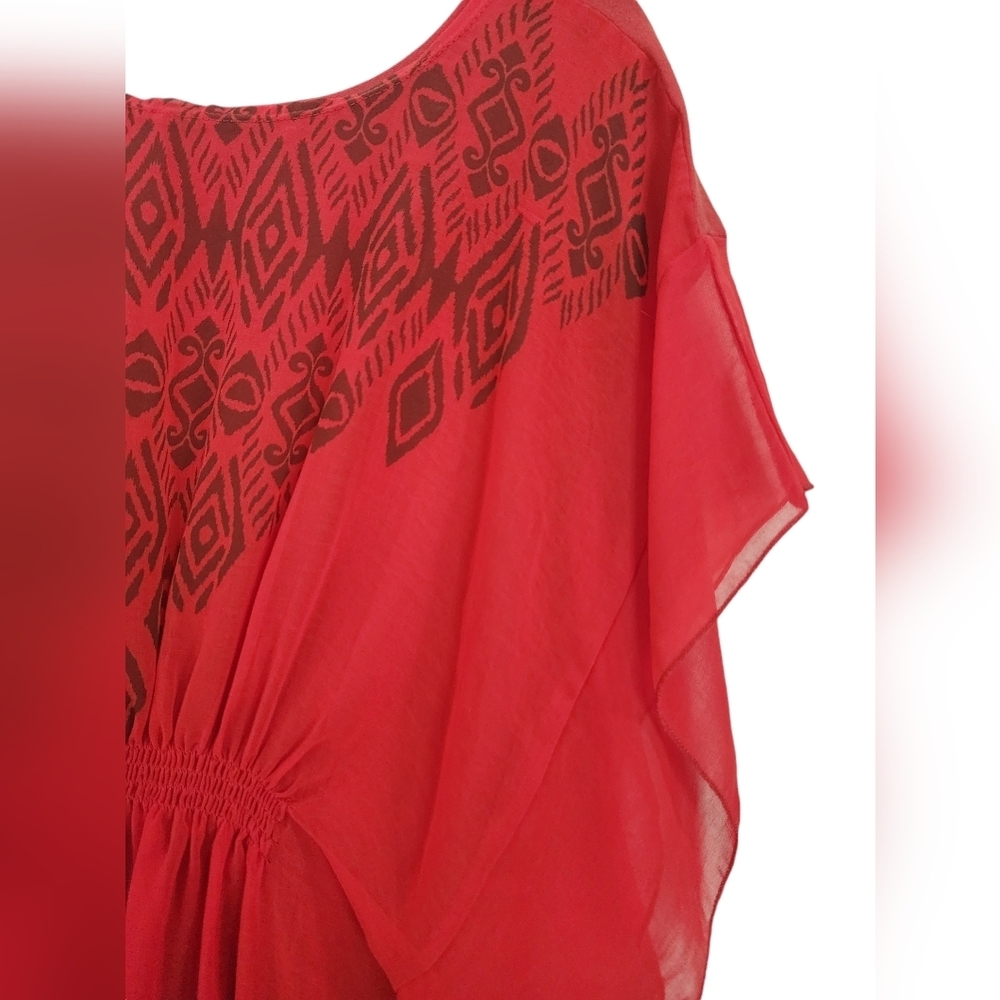 FOREVER 21 burnt orange swimsuit coverup - Picture 4 of 6